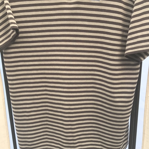 Collared men shirt size L gray & dark gray striped by Katin the pure line - Picture 3 of 10